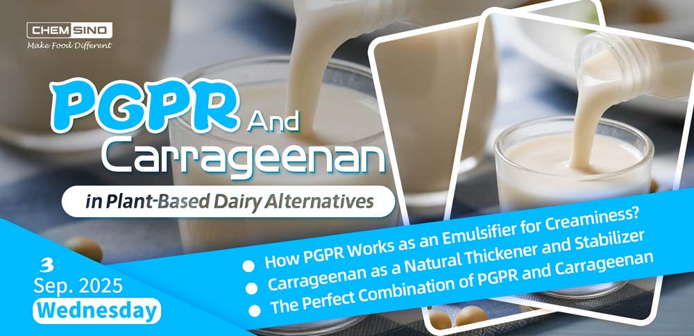 PGPR and Carrageenan in Plant-Based Dairy Alternatives
